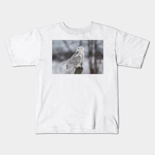 Snowy Owl Kids T-Shirt